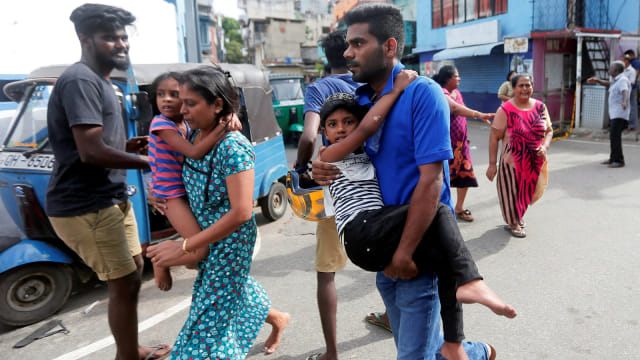 Ledakan, Mobil, Sri Lanka, Warga Berhamburan keluar rumah