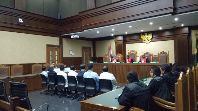 Sidang tuntutan 7 mantan anggota DPRD Sumatera Utara di Pengadilan Tipikor Jakarta. Foto: Adhim Mugni Mubaroq/kumparan
