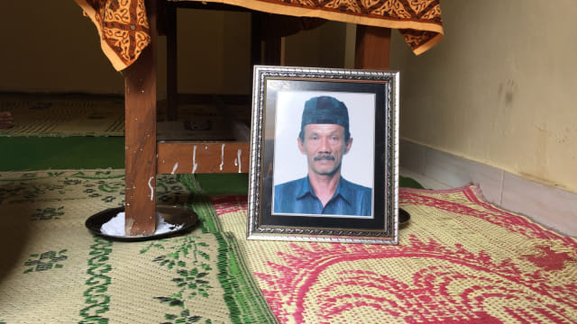Foto Lilik Suswanto (59) Ketua KPPS 25 yang meninggal dunia. Foto: Arfiansyah Panji Purnandaru/kumparan