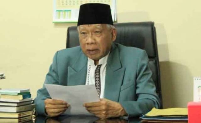 Ketua Majelis Ulama Indonesia (MUI) Jawa Timur, KH Abdussomad Bukhori