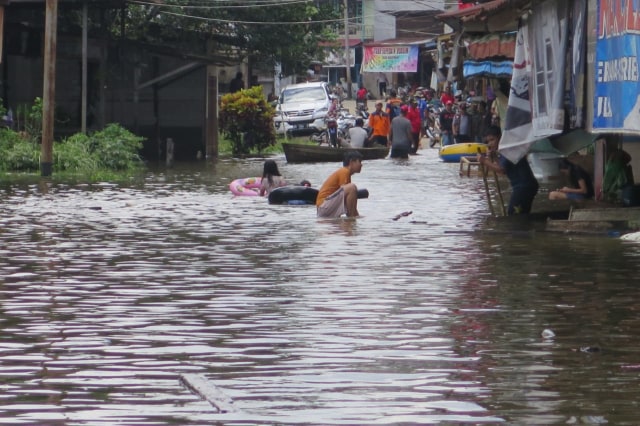 Ilustrasi banjir. Foto: Dok Hi!Pontianak