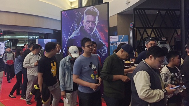 Suasana Pemutaran Perdana Film Avengers: Endgame. Foto: Giovanni/kumparan