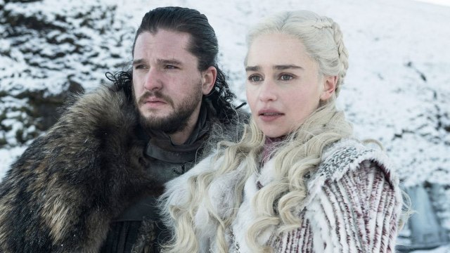 Jon Snow dan Daenerys Targaryen di 'Game of Thrones'. Foto: HBO