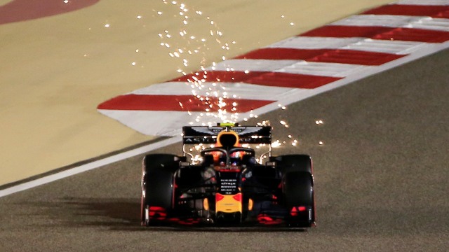 Max Verstappen (Red Bull) di sesi kualifikasi GP Bahrain 2019. Foto: REUTERS/Thaier Al-Sudani