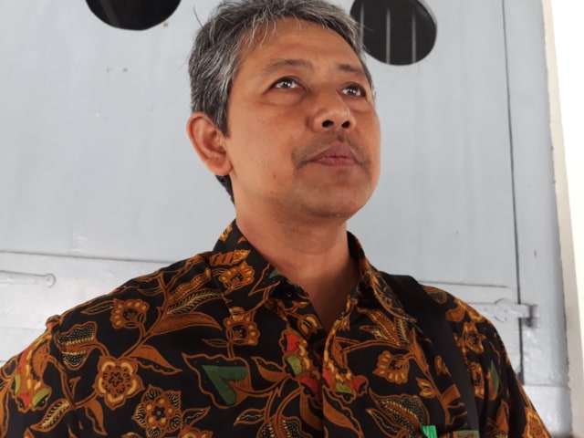 Komisioner Komisi Pemilihan Umum (KPU) DIY, Moh. Zainuri Ikhsan, saat ditemui di Museum Benteng Vredeburg Yogyakarta, Rabu (24/4/2019). Foto: ken.