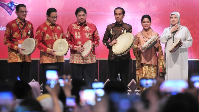 Presiden Jokowi membuka Inacraft 2019. Foto: setkab.go.id
