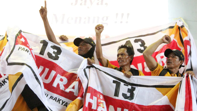 Kampanye akbar Partai Hanura di Pontianak, Kalimantan Barat. Foto: ANTARA/Jessica Helena Wuysang