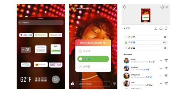  Instagram  Luncurkan Fitur Stiker  Kuis Untuk Stories 
