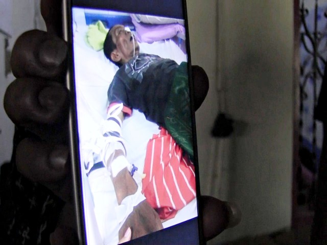 Petugas KPPS, Susyanto saat dirawat di Rumah Sakit Adam Malik. Foto: Rahmat Utomo/kumparan