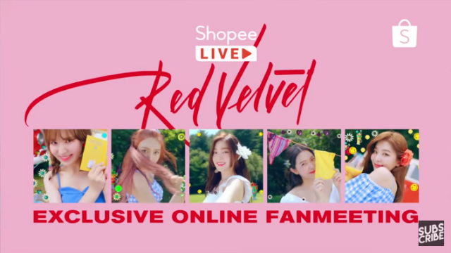 com-Exclusive online fanmeeting Red Velvet. Foto: Dok. Shopee