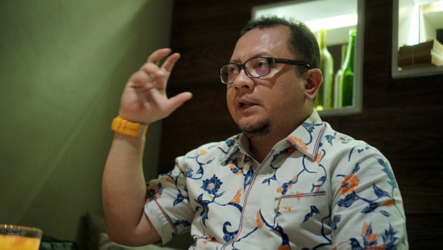 Mochamad James Falahuddin, Pendiri Aplikasi Ayo Jaga TPS. Foto: Iqbal Firdaus/kumparan