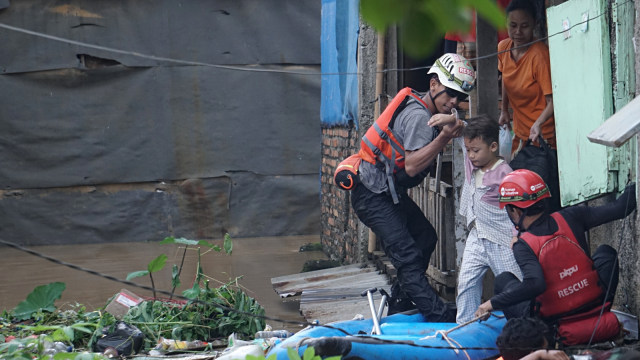 Banjir di Kalibata dampak naiknya air di Bendung Katulampa