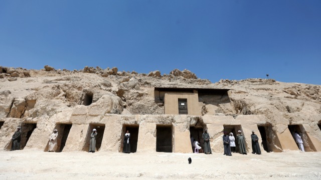 Penemuan makam kuno Shedsu-Djehuty di Luxor, Mesir. Foto: Mohamed Abd El Ghany/Reuters