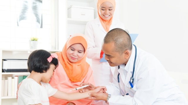 Pahami tuntunan Islam mengenai imunisasi Foto: Shutterstock