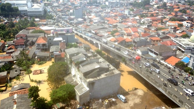 Banjir di Rawajati, Pancoran, Jakarta Selatan