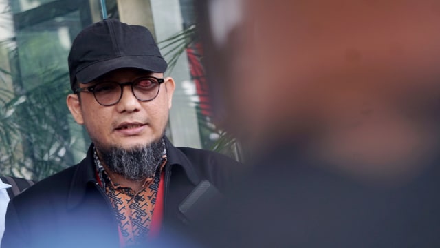 Penyidik KPK, Novel Baswedan di Gedung KPK