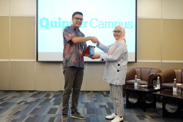 Quipper Campus menggelar pelatihan guru Bimbingan Konseling (BK) untuk mengarahkan siswa dalam melanjutkan pendidikan sesuai minat dan bakatnya di Jakarta (24/4/2019). (Dok. Quipper)