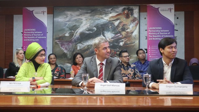 Launching Partnership between Ministry of Tourism of the Republic Indonesia and Booking.com