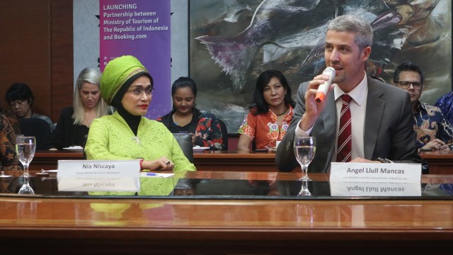 Launching Partnership between Ministry of Tourism of the Republic Indonesia and Booking.com
