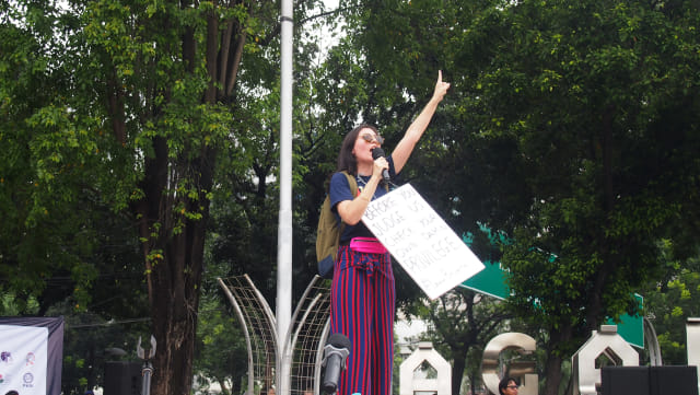 Hannah Al Rashid di Women's March 2019