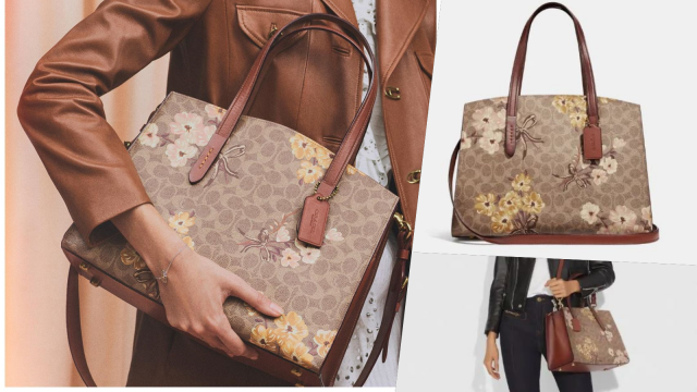 Coach Charlie Carryall In Signature Canvas With Prairie Floral Print. Foto: Coach