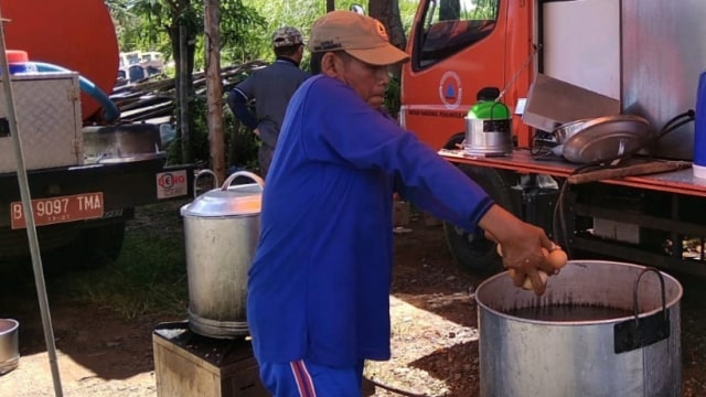 Posko bencana banjir di Bengkulu