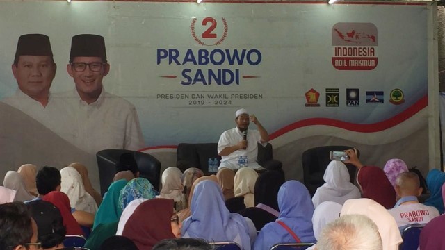 Ustaz Sambo Ke Relawan Prabowo-Sandi: Jangan Ada Keraguan, Kita Menang ...