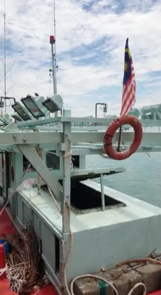 KKP Tangkap Kapal Pencuri Ikan Berbendera Malaysia. Foto: dok. KKP