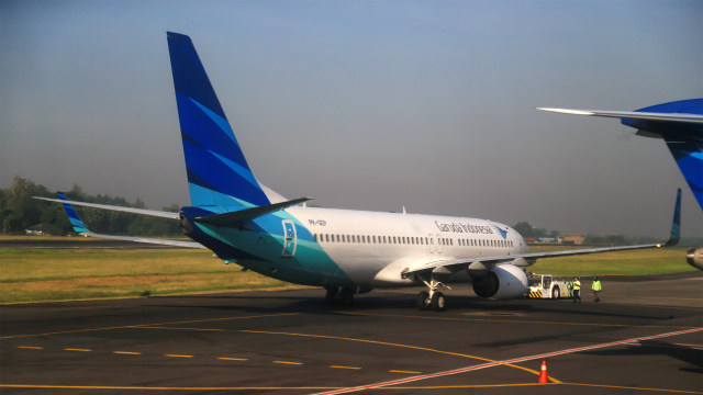 Pesawat Garuda Indonesia. Foto: Aditia Noviansyah/kumparan