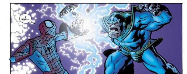 Spider-Man melawan Thanos (Foto: Marvel Comics)
