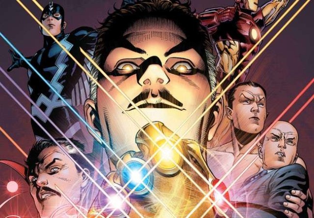 Richard Reed menggunakan Infinity Gauntlet (Foto: Marvel Comics)