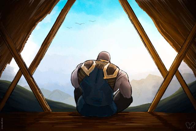 Thanos pensiun (Foto: Marvel Comics)