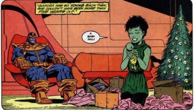 Thanos dan Gamora (Foto: Marvel Comics)
