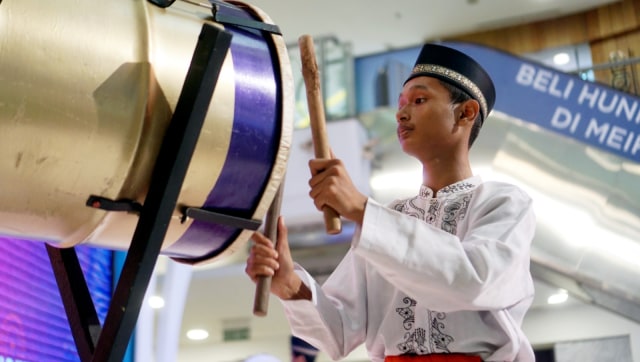 Rampag Bedug penutup di acara Colorful Ramadhan Lippo Mall. Foto: Iqbal Firdaus/kumparan