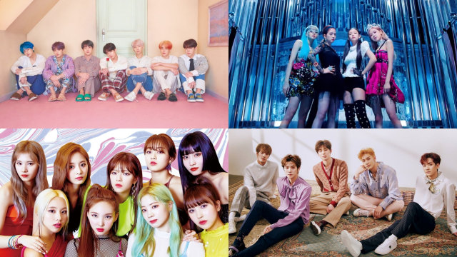 Lagu K-Pop populer pada April 2019. Foto: Berbagai Sumber