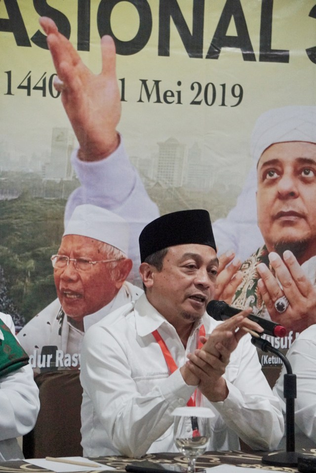 Bachtiar Nasir di Ijtima Ulama 3 di Hotel Lorin, Sentul, Bogor, Rabu (1/5/2019). Foto: Irfan Adi Saputra/kumparan