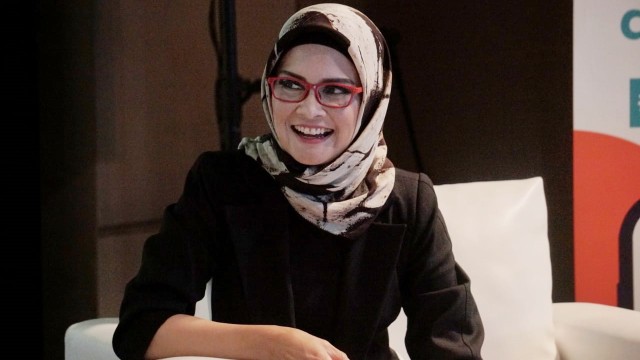 Staf Khusus Presiden, Adita Irawati di XXI Plaza Indonesia, Kamis, (2/4). Foto: Irfan Adi Saputra/kumparan