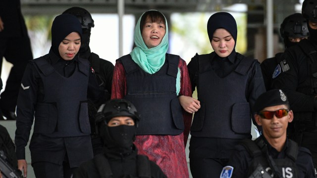 Doan Thi Huong, terdakwa pembunuh Kim Jong-nam di Malaysia Foto: AFP/Mohd Rasfan