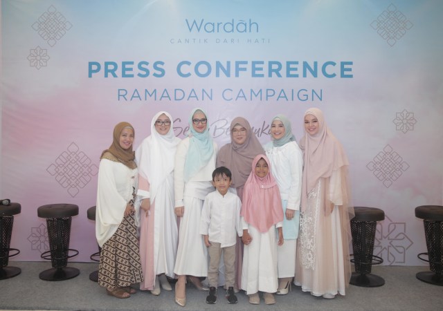 Konferensi pers kampanye Wardah Selalu Bersyukur. Foto: dok. Wardah