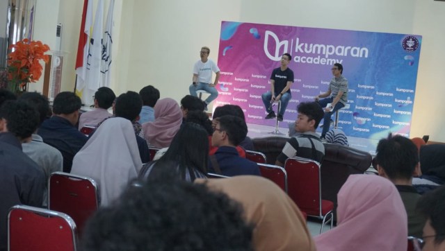 Suasana Talkshow kumparan Academy di Institut Pertanian Bogor (IPB). Foto: Helmi Afandi Abdullah/kumparan