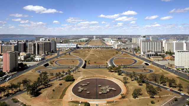 Brasilia, ibu kota Brasil. Foto: AFP