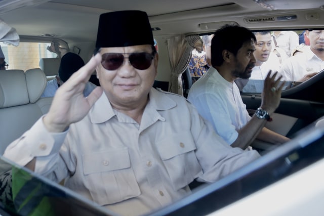 Prabowo Subianto bersama Muzakir Manaf di Aceh. Foto: Abdul Hadi/acehkini