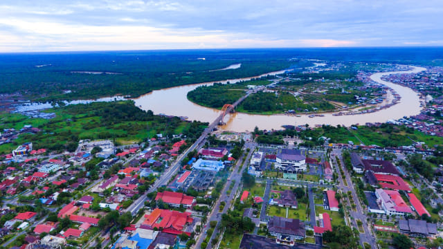 Suasana Kota Palangkaraya, Kalimantan. Foto: Shutterstock