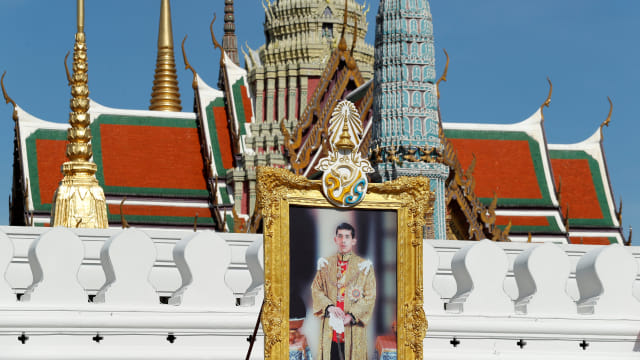 Suasana acara penobatan Raja Thailand Maha Vajiralongkorn di Bangkok Foto: REUTERS / Jorge Silva