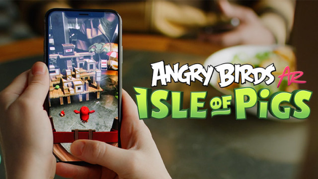 Game Angry Birds AR: Isle of Pigs. Foto: Rovio