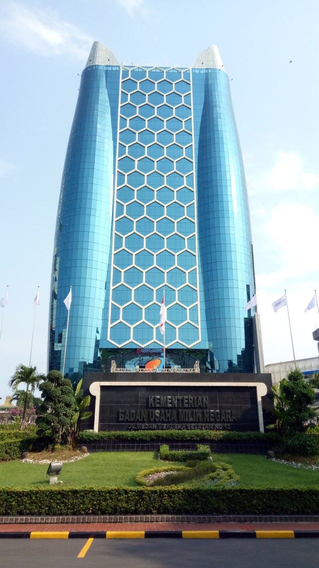 Plafon Kantor Ambruk Kementerian BUMN Minta Rp 50 M buat 