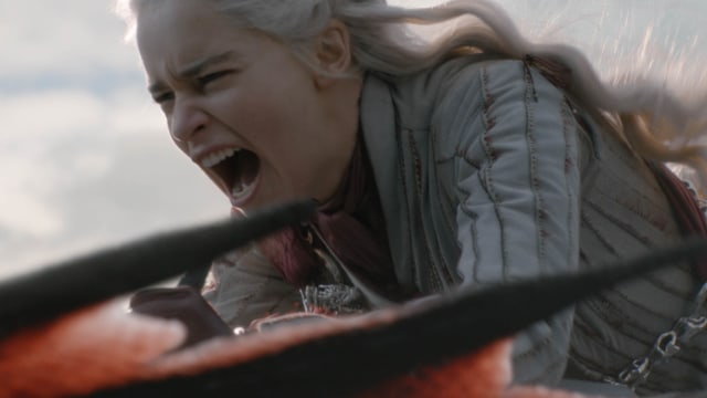 Daenerys murka setelah salah satu naganya dipanah Euron Greyjoy Foto: HBO