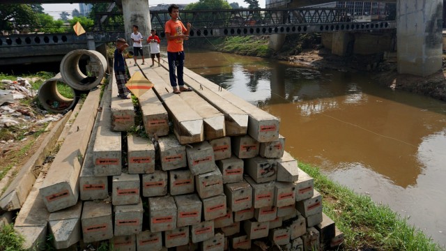 KONTEN SPESIAL BANJIR JAKARTA, banjir kawasan Rawajati, Jakarta Selatan