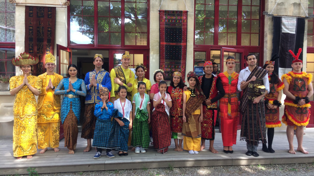 Festival Cinta Indonesia di Montpellier, Prancis. Foto: Asosiasi Wanita Indonesia Montpellier