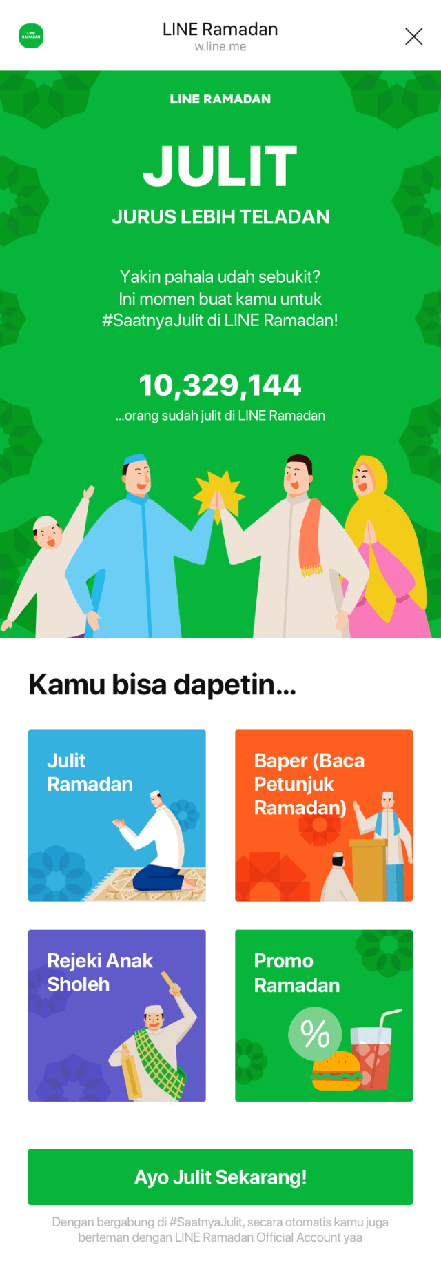 Line Rilis Konten Khusus Ramadhan Di Aplikasi | Kumparan.com